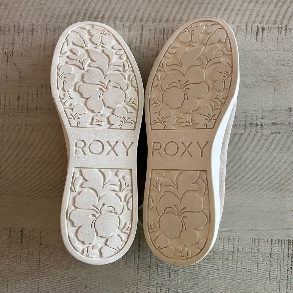 Roxy Coral Tides Sneakers Taupe Size 7.5 - Picture 8 of 9